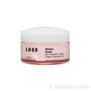 Crème visage blanchissante à l&#39;eau de rose rose